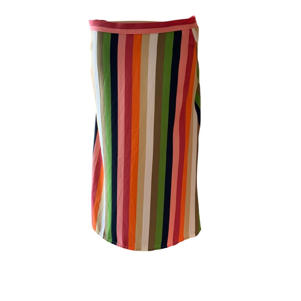 Gianni Bini Multi Color “candy stripe” Midi Skirt
